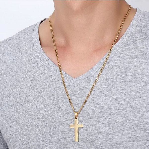 mens stainless steel cross pendant necklaces men s religion faith crucifix charm titanium steel chain for women fashion jewelry gift, Silver
mens stainless steel cross pendant necklaces men s religion faith crucifix charm titanium steel chain for women fashion jewelry gift, Silver