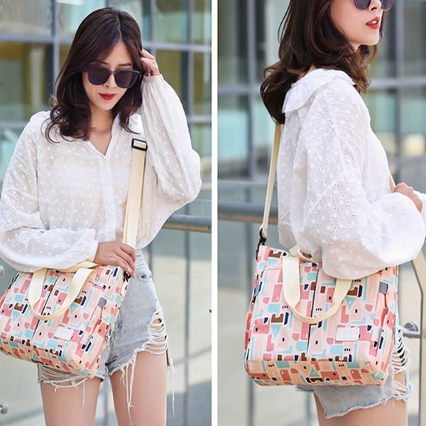 fashionable mummy bag large capacity baby bag one shoulder baby out mother and care
fashionable mummy bag large capacity baby bag one shoulder baby out mother and care