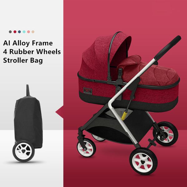 6.5kg adjustable luxury baby stroller 3 in 1 portable high landscape reversible stroller mom travel pram pushchair
6.5kg adjustable luxury baby stroller 3 in 1 portable high landscape reversible stroller mom travel pram pushchair