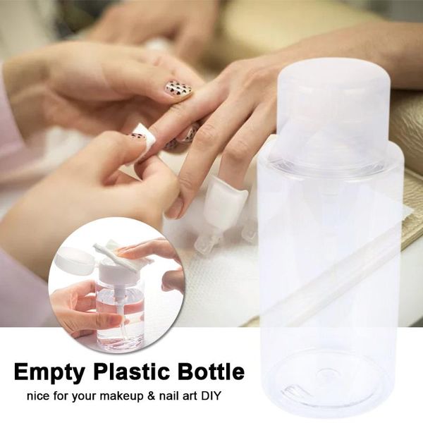 300ml nail polish remover pump liquid dispensers empty plastic bottle make up cosmetic transparent refillable container tools
300ml nail polish remover pump liquid dispensers empty plastic bottle make up cosmetic transparent refillable container tools