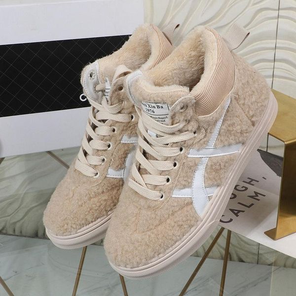 2020w new fashion women's casual sports shoes plus velvet to keep warm, personality wild autumn and winter high-shoes tide shoes
2020w new fashion women's casual sports shoes plus velvet to keep warm, personality wild autumn and winter high-shoes tide shoes