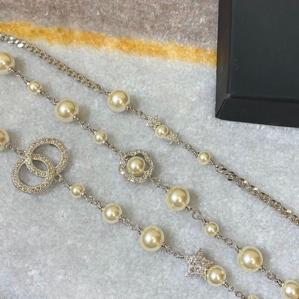 c2382 high-grade fine crystal inlaid flower glass pearl necklace double winding sweater necklace fashion wholesale jewelry, Silver
c2382 high-grade fine crystal inlaid flower glass pearl necklace double winding sweater necklace fashion wholesale jewelry, Silver