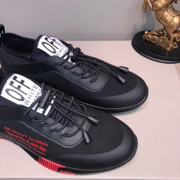 2019u new leather stitching mesh men's sports shoes, personalized trend shoes, breathable white shoes, original box packaging: 38-44, Black 
2019u new leather stitching mesh men's sports shoes, personalized trend shoes, breathable white shoes, original box packaging: 38-44, Black