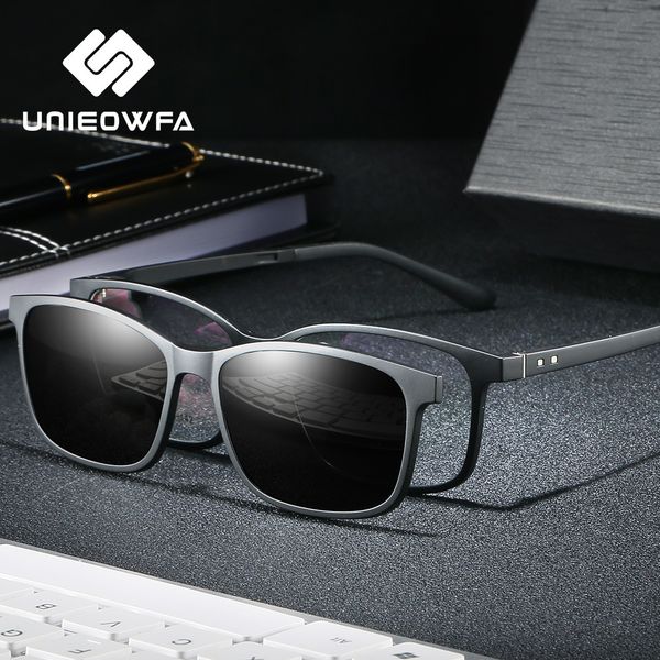 Magnet Clip On Sunglasses Polarized Women Prescription Magnet Clip On Sun Glasses For Men Uv400 Myopia Optical Eyeglasses Tr90 Ch01