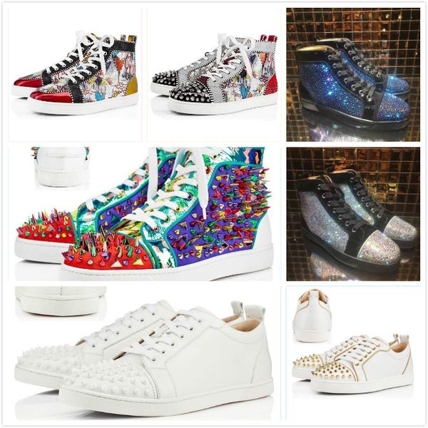 2020new mens red bottoms shoes spikes women men chaussures suede leather flat casual shoes party lovers sneakers 36-47, Black
2020new mens red bottoms shoes spikes women men chaussures suede leather flat casual shoes party lovers sneakers 36-47, Black