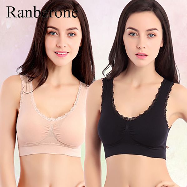 ranberone 2020 sports bra ladies padded push up yoga fitness daily wear wire bra seamless full cup solid women sports top, White;black
ranberone 2020 sports bra ladies padded push up yoga fitness daily wear wire bra seamless full cup solid women sports top, White;black
