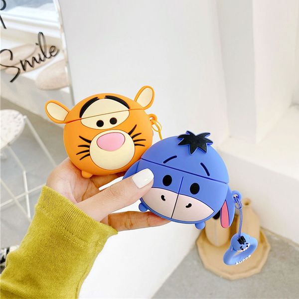 cute cartoon tiger headphone cases for airpods 1 2 3 pro soft silicone bluetooth earphone protection cover
cute cartoon tiger headphone cases for airpods 1 2 3 pro soft silicone bluetooth earphone protection cover
