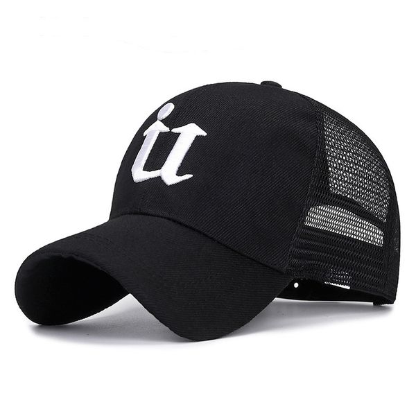 summer letter u baseball caps mesh breathable embroidery bone snapback hats for men women adjustable sports hip-hop cap gorras, Black;white
summer letter u baseball caps mesh breathable embroidery bone snapback hats for men women adjustable sports hip-hop cap gorras, Black;white