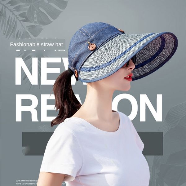 women's outdoor screen straw large eaves foldable trend street shooting all-match sun straw sun holiday beach hat sunshade hat, Blue;gray
women's outdoor screen straw large eaves foldable trend street shooting all-match sun straw sun holiday beach hat sunshade hat, Blue;gray