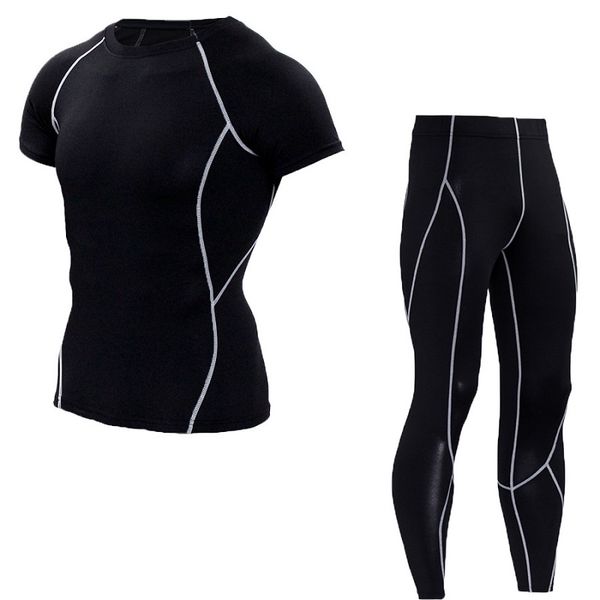 men's short-sleeved t-shirt + trousers moisture wicking men's quick-drying pants suit line trousers round neck sports t-shirt, Black;blue
men's short-sleeved t-shirt + trousers moisture wicking men's quick-drying pants suit line trousers round neck sports t-shirt, Black;blue