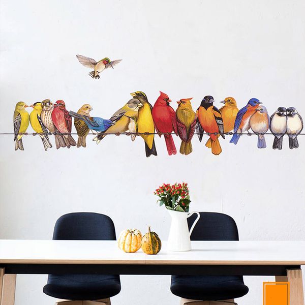 many birds are on the rope wall sticker home decoration diy living kids room sofa background mural art decals poster stickers
many birds are on the rope wall sticker home decoration diy living kids room sofa background mural art decals poster stickers