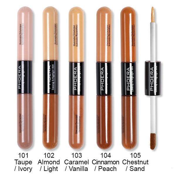 phoera double head 2 colour brighten skin concealer cream foundation bronze lasting oil control face contour makeup
phoera double head 2 colour brighten skin concealer cream foundation bronze lasting oil control face contour makeup