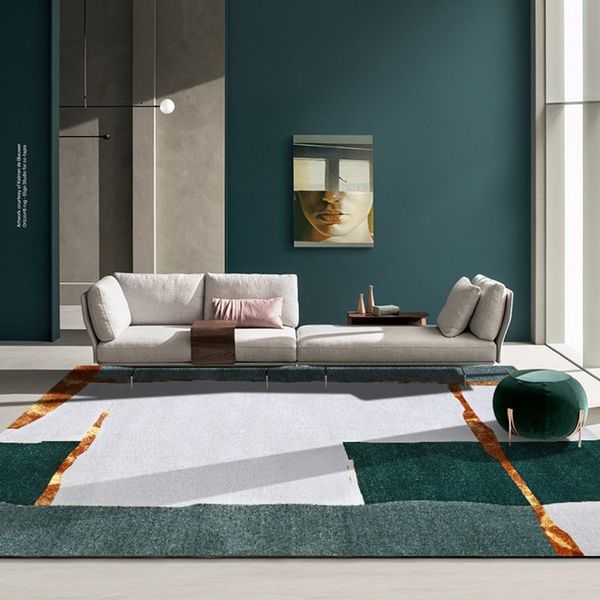 nordic style green color area rug, big size post modern pattern home decoration machine weaved bedside carpet
nordic style green color area rug, big size post modern pattern home decoration machine weaved bedside carpet