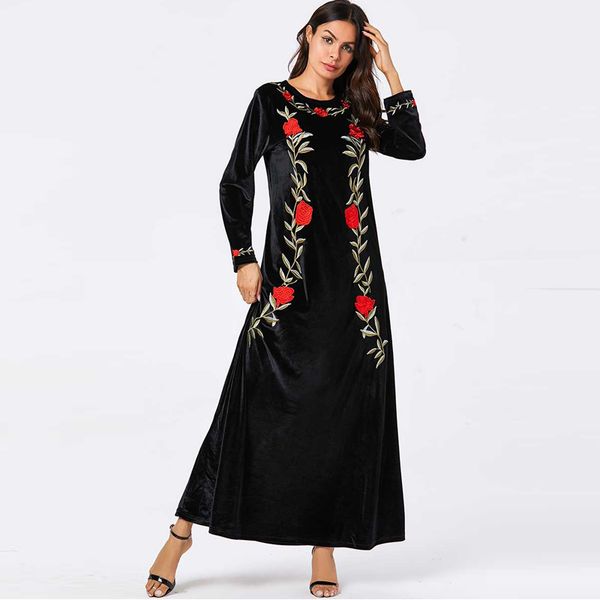 plus size vestido mujer 2019 winter maxi embroidery velvet dress fall clothes for women dresses robe grande taille femme elbise
plus size vestido mujer 2019 winter maxi embroidery velvet dress fall clothes for women dresses robe grande taille femme elbise