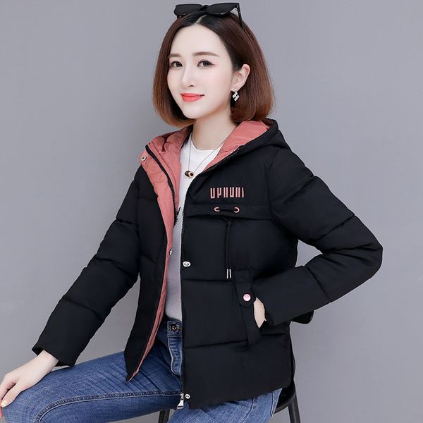winter coat women parkas 2020 fashion short winter jacket women hooded cotton padded outerwear thick warm female basic y463, Black
winter coat women parkas 2020 fashion short winter jacket women hooded cotton padded outerwear thick warm female basic y463, Black