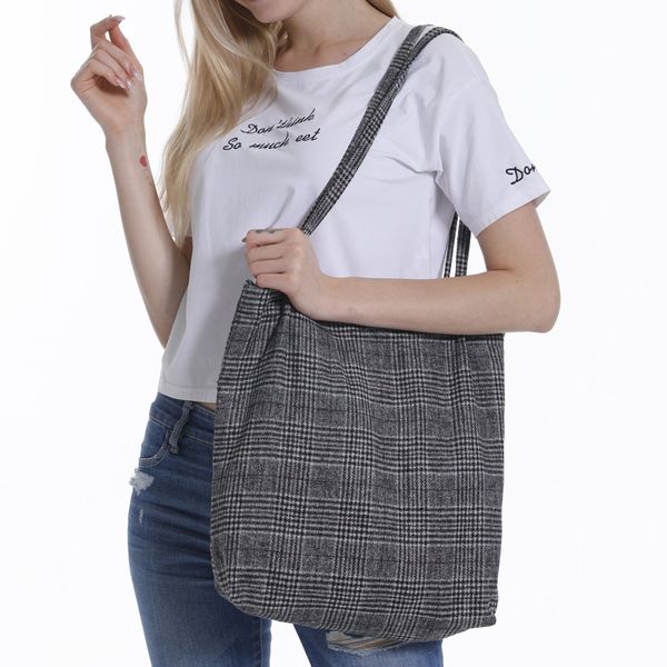 aber autumn & winter women woolen canvas shoulder bag ladies vintage plaid handbag totes female cotton wool cloth shopping bagsautumn & wint
aber autumn & winter women woolen canvas shoulder bag ladies vintage plaid handbag totes female cotton wool cloth shopping bagsautumn & wint