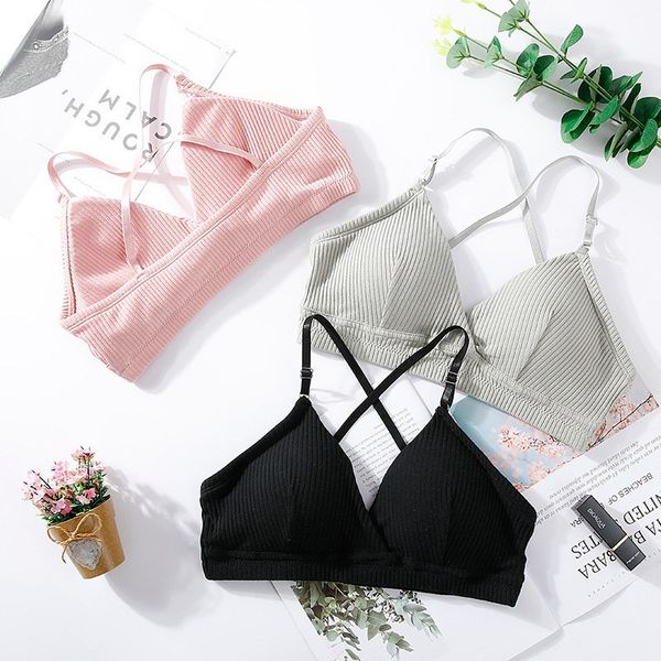 comfortable fashion women bra padded bralette push up bras for women bra cropped cotton seamless underwear lingerie, Red;black
comfortable fashion women bra padded bralette push up bras for women bra cropped cotton seamless underwear lingerie, Red;black