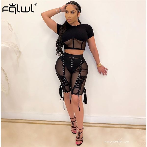 women's shorts fqlwl transparent lace up mesh bodycon women bandage spandex high waist female ladies club black, White;black
women's shorts fqlwl transparent lace up mesh bodycon women bandage spandex high waist female ladies club black, White;black