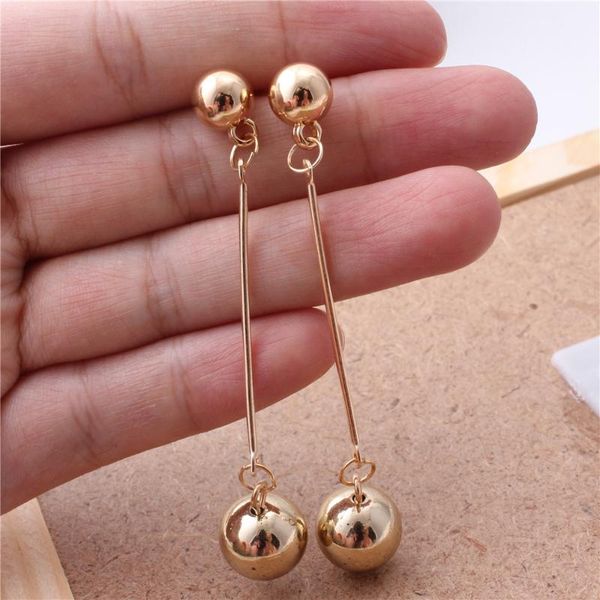 trendy accessory gold&silver color ball earrings long drop stud wedding party jewelry, Golden;silver
trendy accessory gold&silver color ball earrings long drop stud wedding party jewelry, Golden;silver