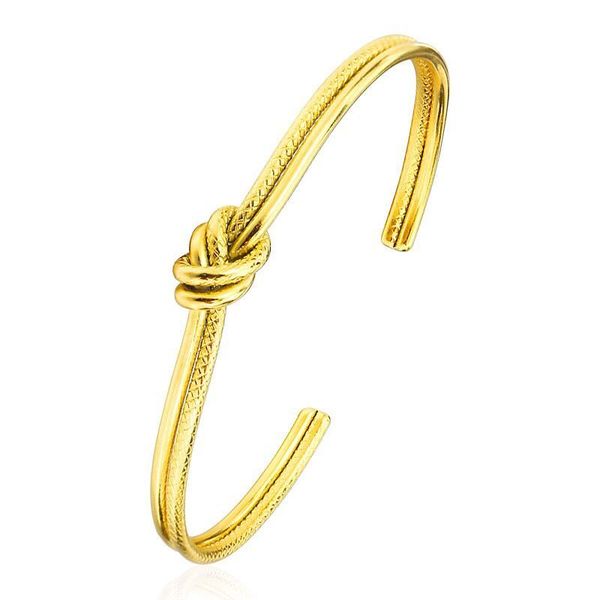 wholesale jewelry-- titanium steel 2 line knot bangle for women europe fashon 2 gold color, Black
wholesale jewelry-- titanium steel 2 line knot bangle for women europe fashon 2 gold color, Black