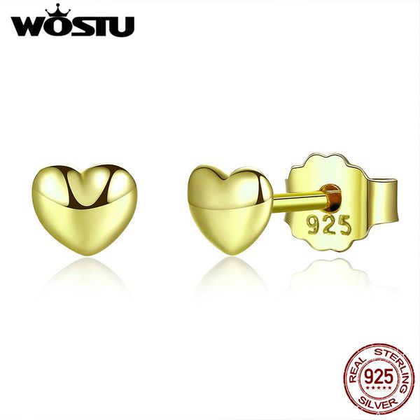 wostu 925 sterling silver & gold colors heart tiny stud earrings for women silver 2020 new fashion earrings jewelry, Golden;silver
wostu 925 sterling silver & gold colors heart tiny stud earrings for women silver 2020 new fashion earrings jewelry, Golden;silver