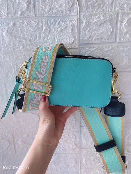 broadband small square bag camera bag women 2020 new wide shoulder single shoulder star same style messenger bag