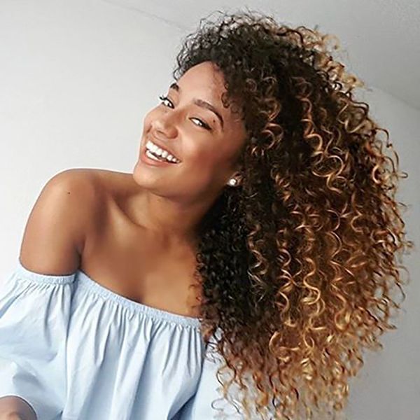 10-26inch brazilian kinky curly virgin hair color 1b/4/27 blonde human hair weave bundles ombre hair extensions 100g/pc, Black
10-26inch brazilian kinky curly virgin hair color 1b/4/27 blonde human hair weave bundles ombre hair extensions 100g/pc, Black