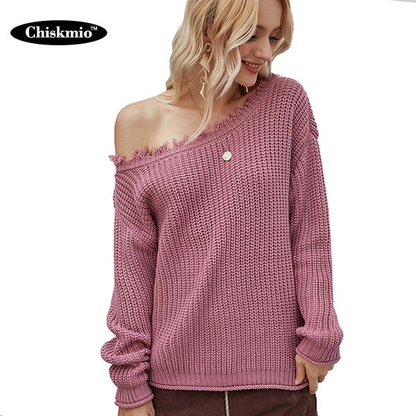 women's sweaters tassel edge slash neck sweater women knitted elastic loose pullovers ladies knitwear off shoulder jumper, White;black
women's sweaters tassel edge slash neck sweater women knitted elastic loose pullovers ladies knitwear off shoulder jumper, White;black