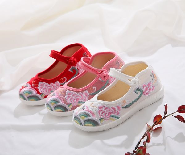 new girls' embroidered dancing embroidered ancient chinese clothing comfortable soft sole single shoes children's dance shoes, Black
new girls' embroidered dancing embroidered ancient chinese clothing comfortable soft sole single shoes children's dance shoes, Black