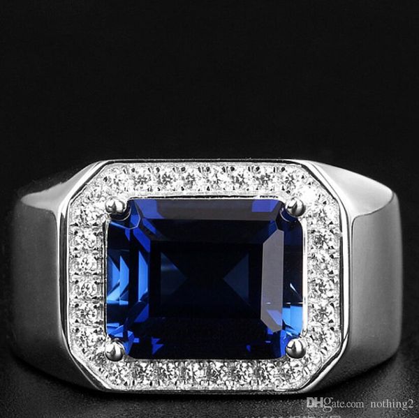 jewelry s925 sterling silver rings tanzanite blue open band rings for men simple classic fashion, Golden;silver
jewelry s925 sterling silver rings tanzanite blue open band rings for men simple classic fashion, Golden;silver