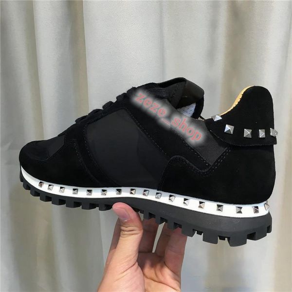 2020 camo suede studded camouflage rock runner sneaker shoes for women,men stud casual r sale eu36-46, Black
2020 camo suede studded camouflage rock runner sneaker shoes for women,men stud casual r sale eu36-46, Black