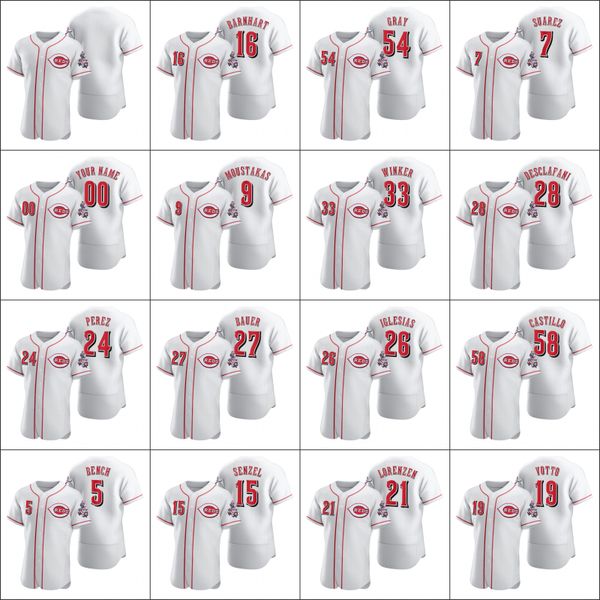 cincinnati reds 7 eugenio suarez 27 trevor bauer 5 johnny bench 19 joey votto men women youth custom white 2020 authentic jersey, Black
cincinnati reds 7 eugenio suarez 27 trevor bauer 5 johnny bench 19 joey votto men women youth custom white 2020 authentic jersey, Black