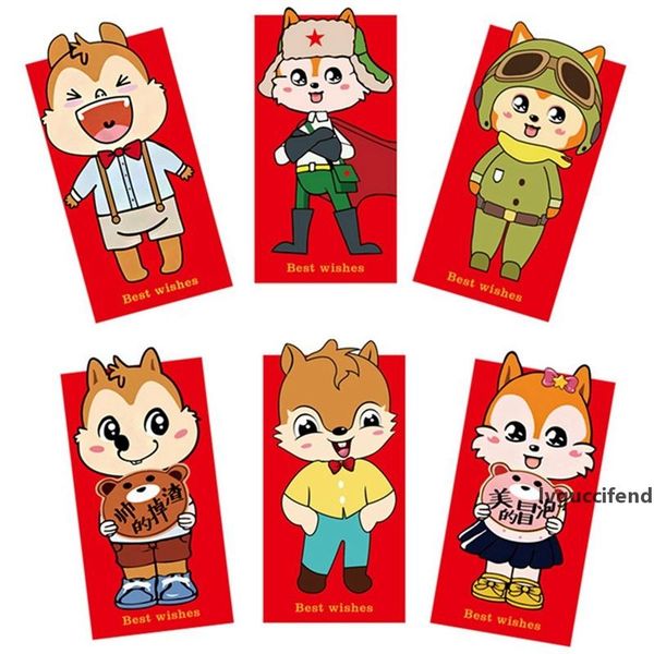 6pcs/set 2020 chinese new year red envelopes mouse year money pocket for spring festival
6pcs/set 2020 chinese new year red envelopes mouse year money pocket for spring festival