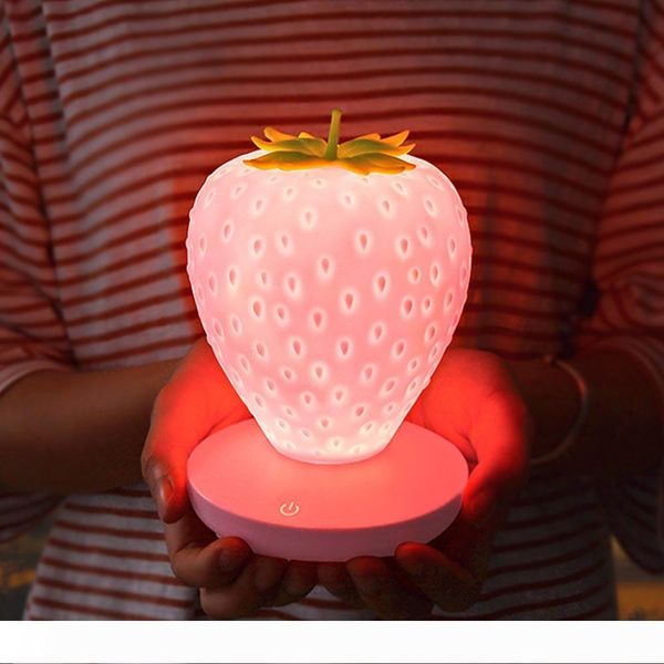 brelong led night light creative strawberry usb charging bedside decorative eye table lamp white pink red
brelong led night light creative strawberry usb charging bedside decorative eye table lamp white pink red