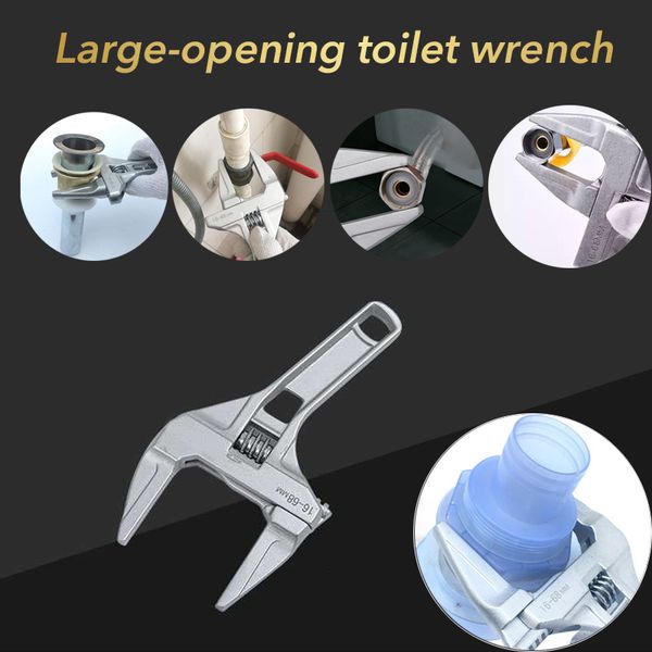 adjustable wrench 16-68mm multifunctional mini repair spanner universal key nut wrench short shank large openings repair tools
adjustable wrench 16-68mm multifunctional mini repair spanner universal key nut wrench short shank large openings repair tools