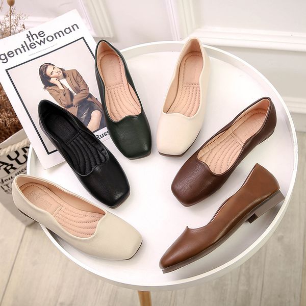 black square head flats shoes women plus size woman casual flat shoe slip on shoes for women low price loafers
black square head flats shoes women plus size woman casual flat shoe slip on shoes for women low price loafers
