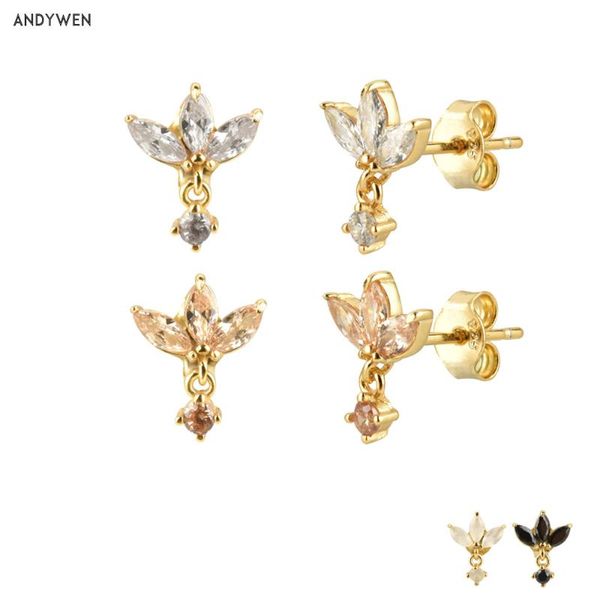andywen 100% real 925 sterling silver gold champagne stud earring luxury piercing pendiente ohrringe rock punk jewelry, Golden;silver
andywen 100% real 925 sterling silver gold champagne stud earring luxury piercing pendiente ohrringe rock punk jewelry, Golden;silver