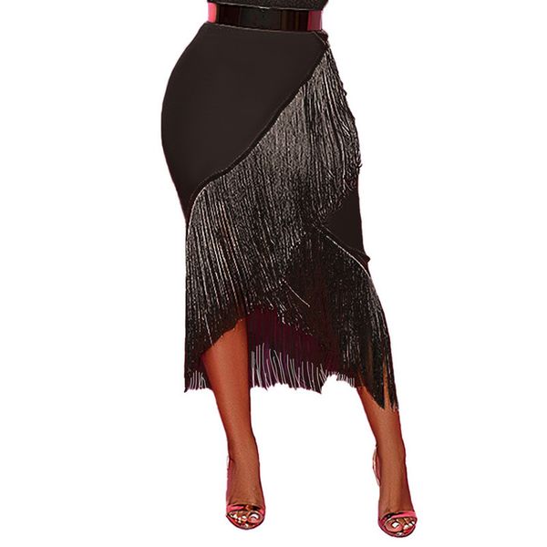 womens black irregular fringe summer skirts stretch plus size design 2020 polyester summer beach holiday fashion tassel jupe saias femme
womens black irregular fringe summer skirts stretch plus size design 2020 polyester summer beach holiday fashion tassel jupe saias femme
