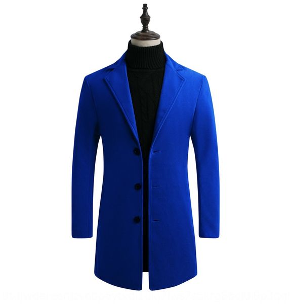 new men's woolen slim mid-length trench large size trench coat fashion windbreaker coat windbreaker, Black
new men's woolen slim mid-length trench large size trench coat fashion windbreaker coat windbreaker, Black