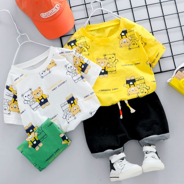 infant t-shirt t-shirt new small and medium-sized children cute full print bear short sleeve loose boy leisure sports suit
infant t-shirt t-shirt new small and medium-sized children cute full print bear short sleeve loose boy leisure sports suit