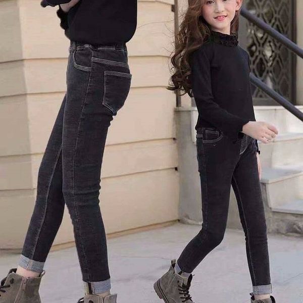 girls' autumn 2020 new children's all-match medium large children's solid and jeans pants and jeans color pants, Blue
girls' autumn 2020 new children's all-match medium large children's solid and jeans pants and jeans color pants, Blue