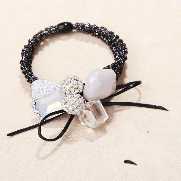 women lady satin ribbon big stone flower crystal pearls hairband decor elastic holder hair band accessories, Golden;silver
women lady satin ribbon big stone flower crystal pearls hairband decor elastic holder hair band accessories, Golden;silver
