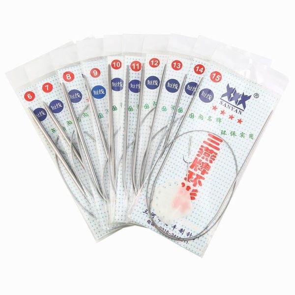 11pcs/set, 43cm/60cm/80cm/120cm 4kinds available stainless steel circular knitting needles set weaving needles needlework tools, Black
11pcs/set, 43cm/60cm/80cm/120cm 4kinds available stainless steel circular knitting needles set weaving needles needlework tools, Black