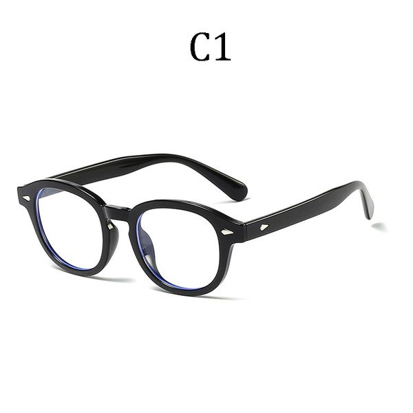 new anti-blue light retro rice nail round frame glasses flat mirror men and women myopia 8031, White;black
new anti-blue light retro rice nail round frame glasses flat mirror men and women myopia 8031, White;black