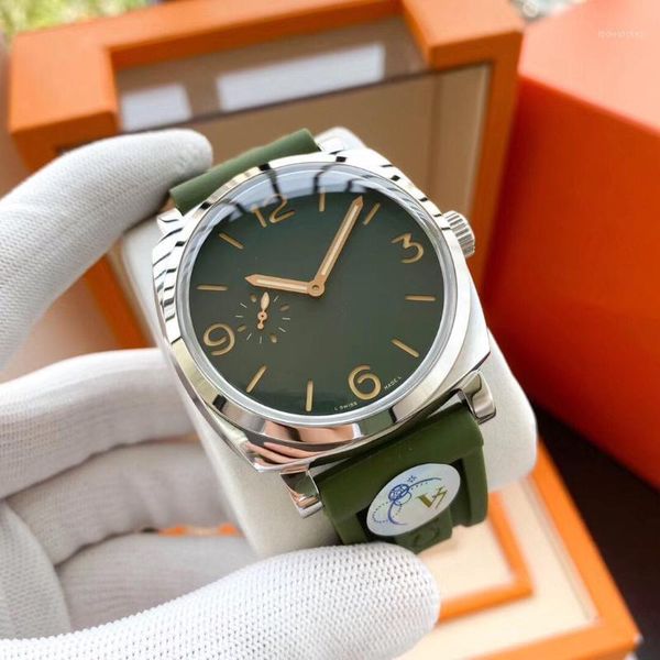 men watches automatic movement rubber strap men waterproof wristwatches 316l watchcase wristwatches men 45mm watches v71, Slivery;brown
men watches automatic movement rubber strap men waterproof wristwatches 316l watchcase wristwatches men 45mm watches v71, Slivery;brown