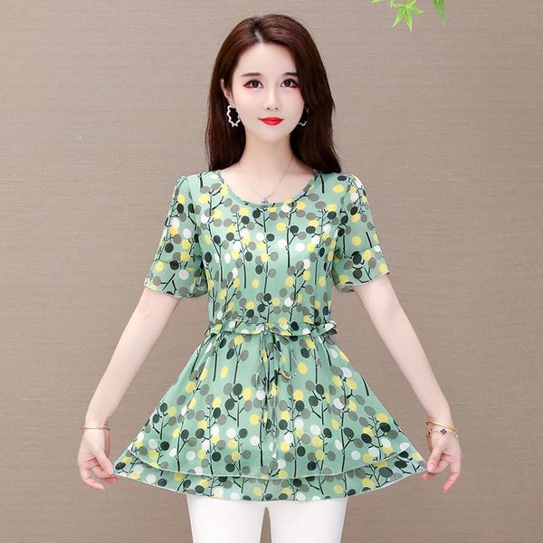 short sleeve broken flower chiffon women's 2020 summer new korean versatile shirt fashion bottoming shirt foreign style smal, White
short sleeve broken flower chiffon women's 2020 summer new korean versatile shirt fashion bottoming shirt foreign style smal, White