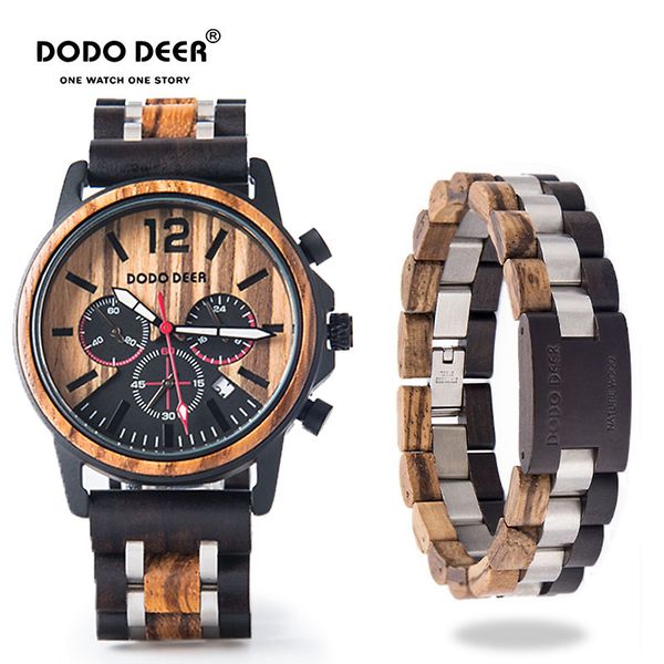 dodo deer men's new stainless steel wooden watch bracelet herrenuhr fashion custom engraved watch wooden bracelet c15-s01, Slivery;brown
dodo deer men's new stainless steel wooden watch bracelet herrenuhr fashion custom engraved watch wooden bracelet c15-s01, Slivery;brown