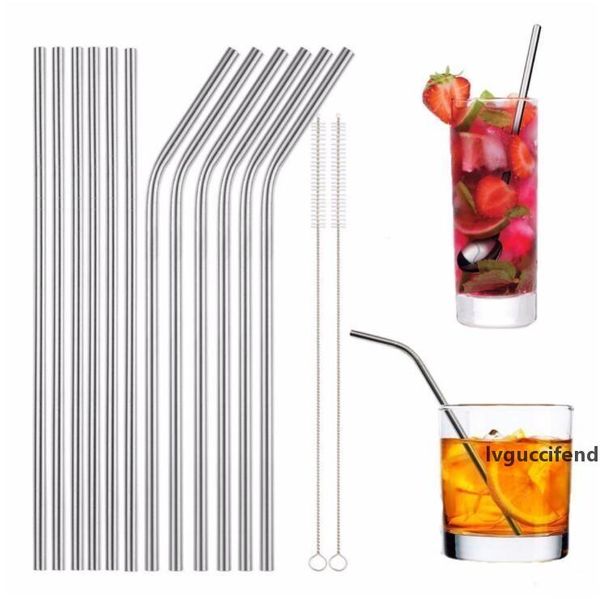 reusable drinking straw stainless steel metal bent and straight type straws and cleaner brush for home party bar accessories lxl1180
reusable drinking straw stainless steel metal bent and straight type straws and cleaner brush for home party bar accessories lxl1180