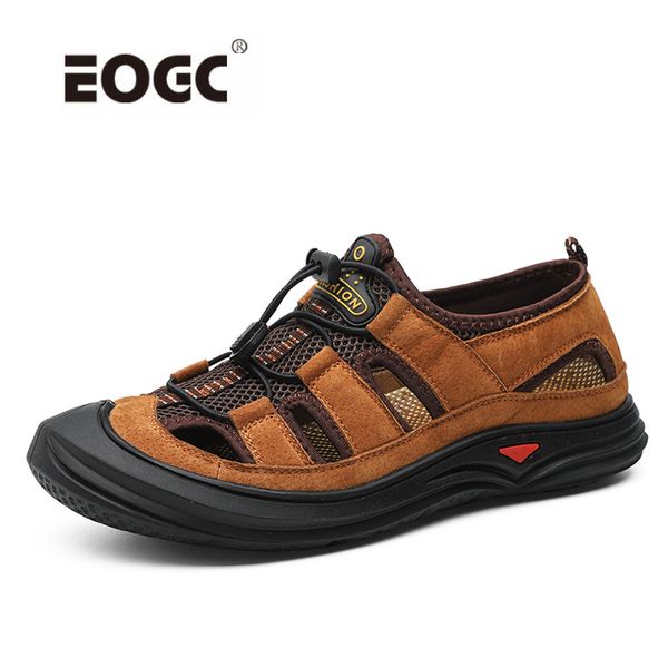 genuine leather men sandals beach men summer shoes plus size lightweight comfort shoes, Black
genuine leather men sandals beach men summer shoes plus size lightweight comfort shoes, Black