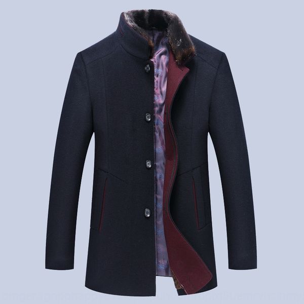 new men's windbreaker wool wool woolen woolen coat fleece thickened mid-length korean slim men's windbreaker fur collar coat, Black
new men's windbreaker wool wool woolen woolen coat fleece thickened mid-length korean slim men's windbreaker fur collar coat, Black